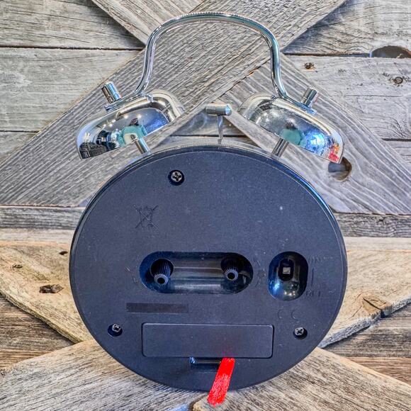 Switzerland Twin Bell Analog Alarm Clock by Souvenirs of Switzerland, 6.5"H - Picture 6 of 9